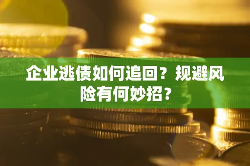 北京企业逃债如何追回？规避风险有何妙招？