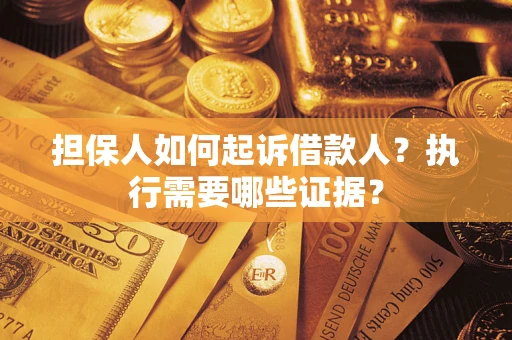 北京担保人如何起诉借款人？执行需要哪些证据？