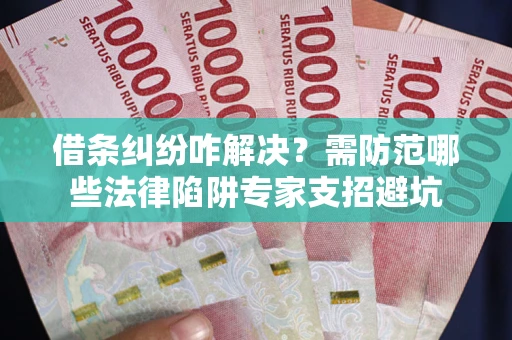 北京借条纠纷咋解决？需防范哪些法律陷阱专家支招避坑