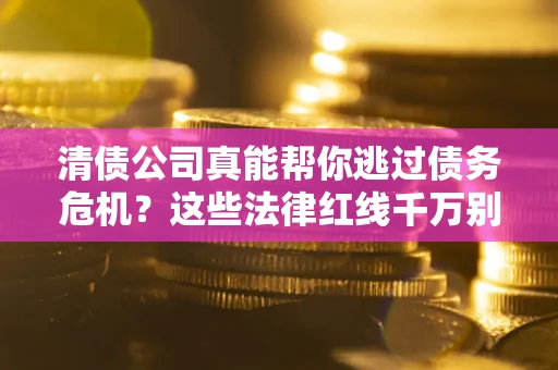 北京清债公司真能帮你逃过债务危机？这些法律红线千万别踩
