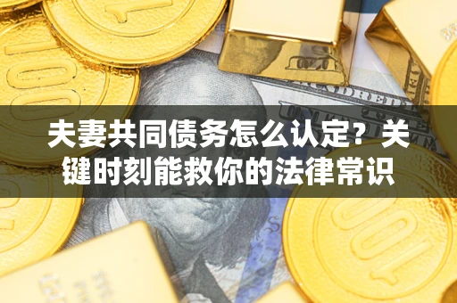 北京夫妻共同债务怎么认定？关键时刻能救你的法律常识