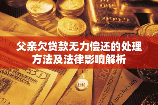 北京父亲欠贷款无力偿还的处理方法及法律影响解析
