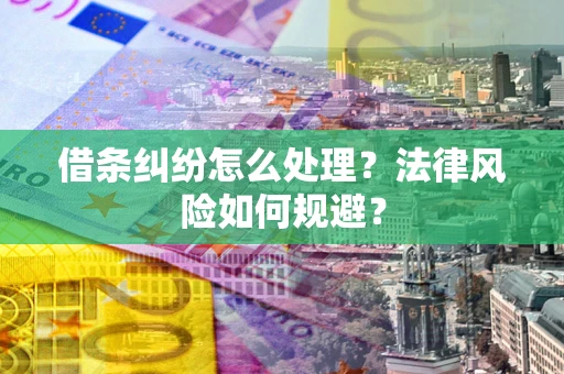 北京借条纠纷怎么处理？法律风险如何规避？